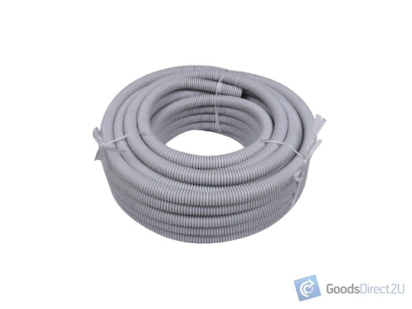 25mmD Flexible PVC Cable Conduit Pipe Electrical Corrugated Conduit 25m  Roll.